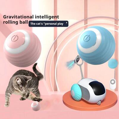 Cat Interactive Ball Smart Pet Cat Toys Indoor Automatic Rol