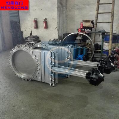 厂家直销伞齿轮刀闸阀 不锈钢304伞齿轮插板阀凸耳对夹单向泥浆阀