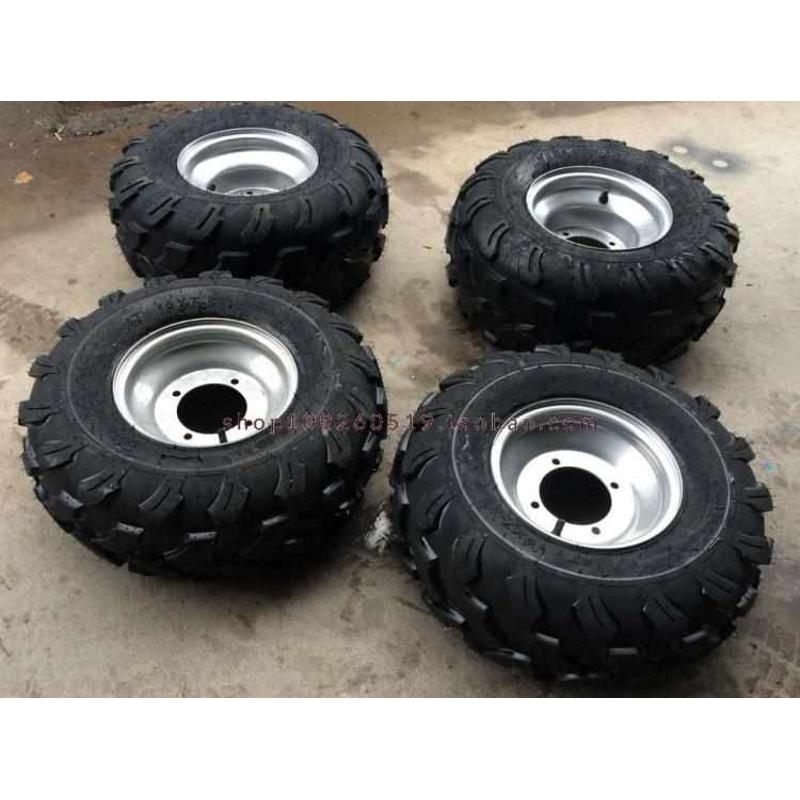 四轮沙滩车8寸轮胎自制改装卡丁车19*7-8 18X9.5-8寸真空轮胎轮毂