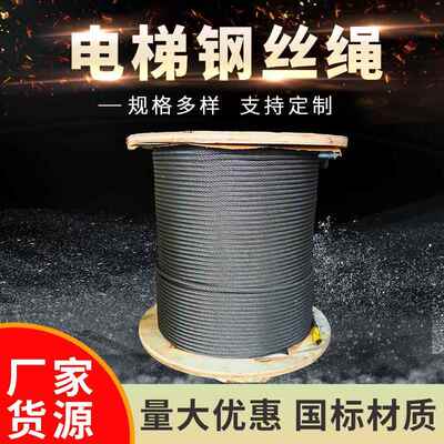 电梯钢丝绳限速器主机曳引电梯维保钢丝绳68101216