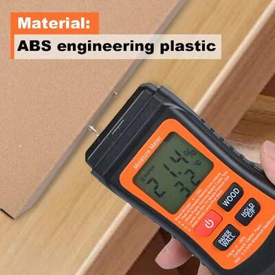 Two Pins Wood Moisture Meter with Temperature Display