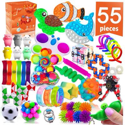 Mystery Fidget Toys Pack Set Pack Anti Stress Christmas Adve