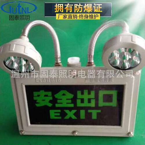 BAYD81-2*5W一体式防爆双头应急标志灯防爆应急指示灯