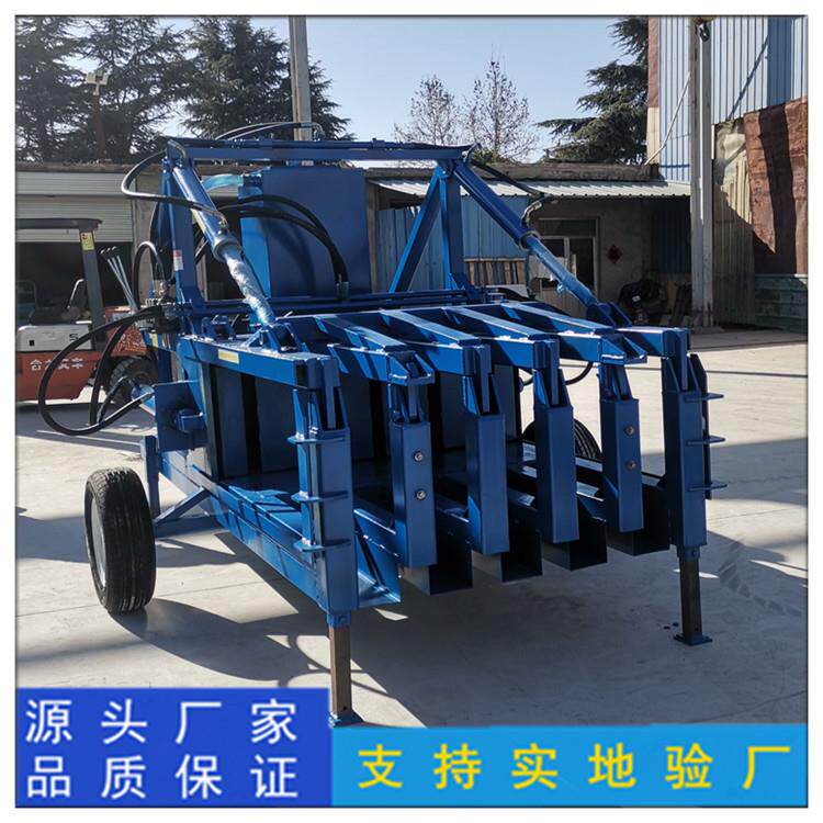 治沙固沙芦苇打包机玉米秸秆切断打捆机牵引式麻杆打包机