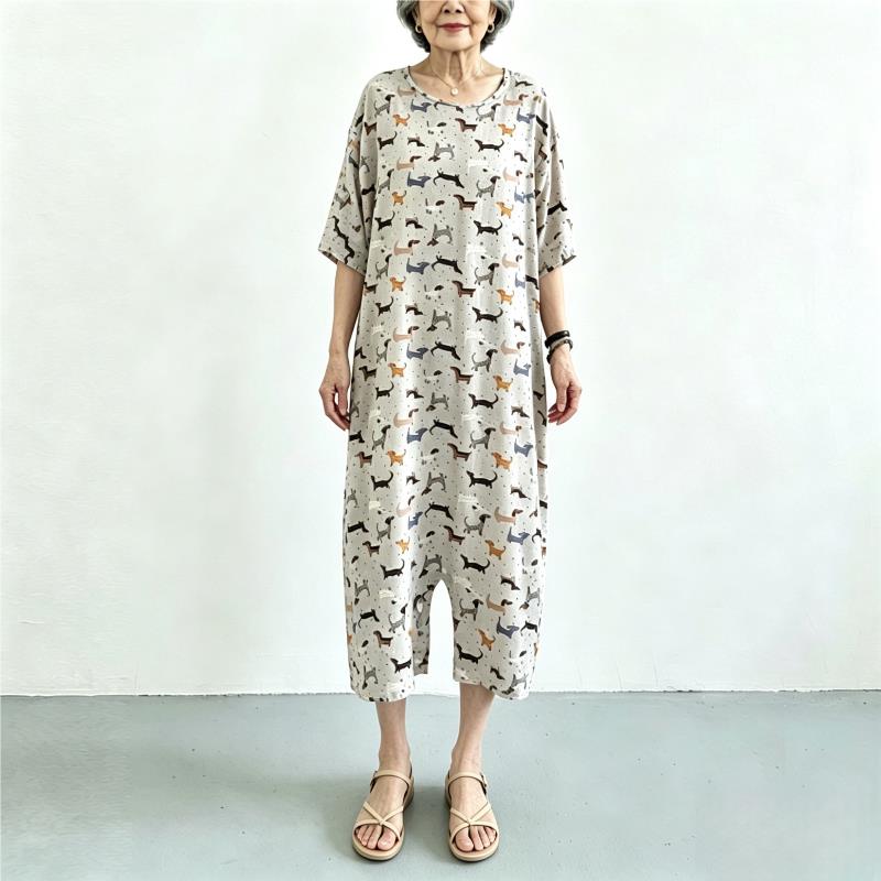 老人成人方便穿脱连体衣失智病人防脱纯护理服瘫痪痴呆连体裤睡衣