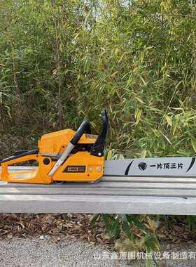 手提式大功率易启动园林伐木锯 省油耐用劈柴雕刻汽油锯厂家直销