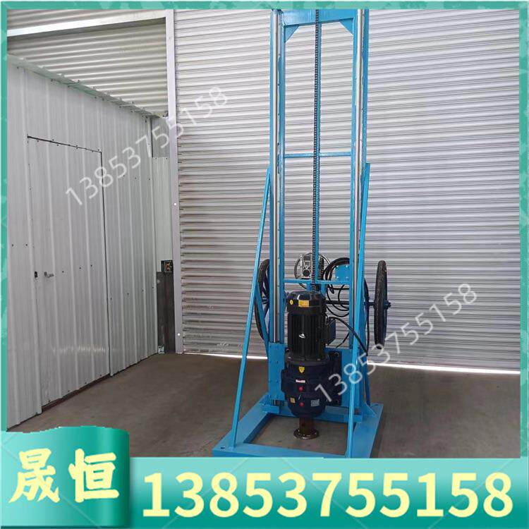 电动打桩机220V/380V光伏施工植桩机5.5kw电动地螺丝打桩机直销