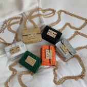 女士小斜挎包小个子时尚 风小方包简约迷你女小众高级感链条mini