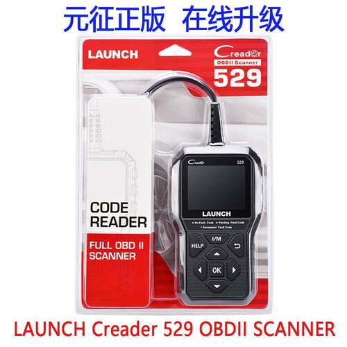 正版在线升级元征LaunchCreaderCR529OBD2ScannerOBD检测仪