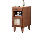 实木床头柜小型迷你超窄20公分卧室窄柜床边窄夹缝收纳柜子置物架