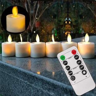 Battery Remote Light Flickerin Electric Candles Operated LED