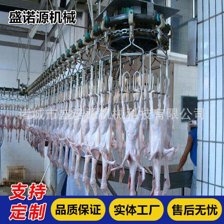 鸡鸭鹅乳鸽屠宰流水成套机器鸭鹅脱毛设备家禽线厂家全自动屠宰线