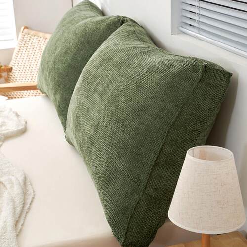 立体组合床头靠垫美拉绒床上软包靠背榻榻米飘窗护腰靠枕可拆洗