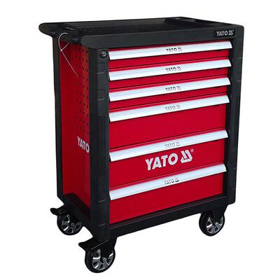 易尔拓 汽修工具108件套轮胎维保工具车组移动工具箱YT-55304