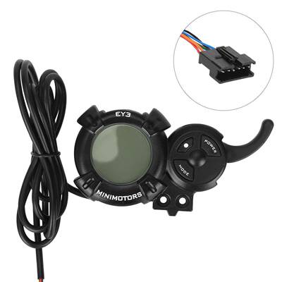 原装迷你MOTORS带按键仪表电动滑板车铝合金显示加速仪表盘配件