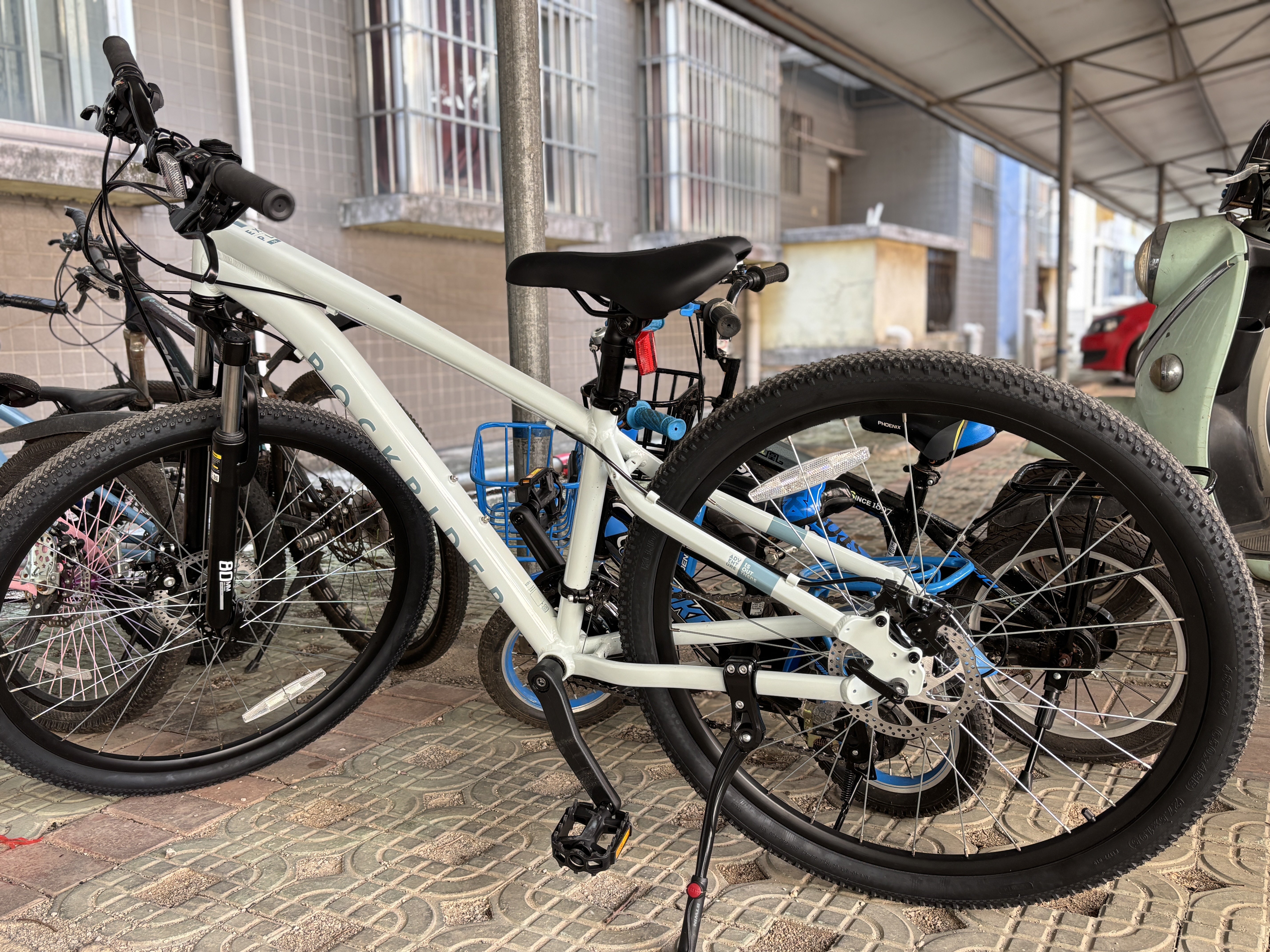 Горный велосипед Decathlon EXPL50 27.5" 21 скорость легкая алюминиевая рама вилка 80 мм дисковые тормоза photo review