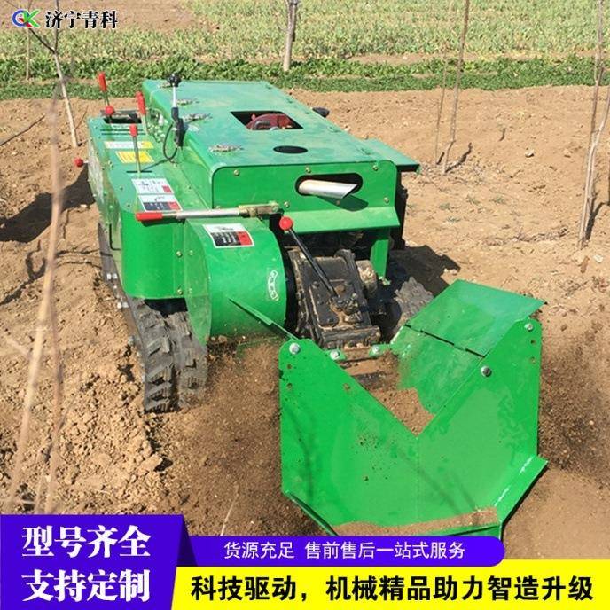 履带式田园旋耕机农用耕地碎土旋耕耙打草起垄回填开沟机