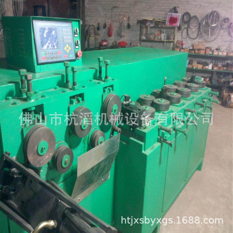 重型不锈钢3*100电脑制箍机卡扣桶箍打圈机半弧卷圆机