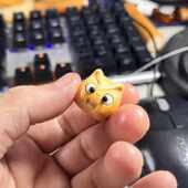 盘玉竹iyr7金蟾实心手把佩饰玉竹佩饰件蟾远山小金可玩迷你工竹佩