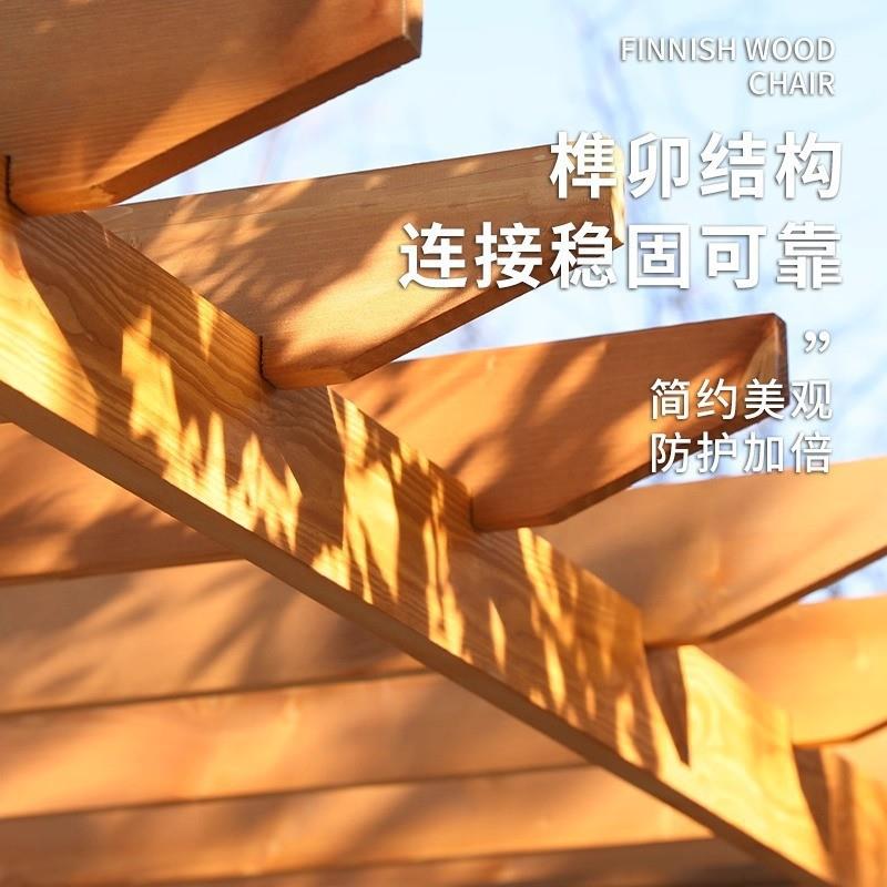 防腐木葡萄架庭院实木凉亭户外简易走廊文化长廊室外碳化木爬藤架