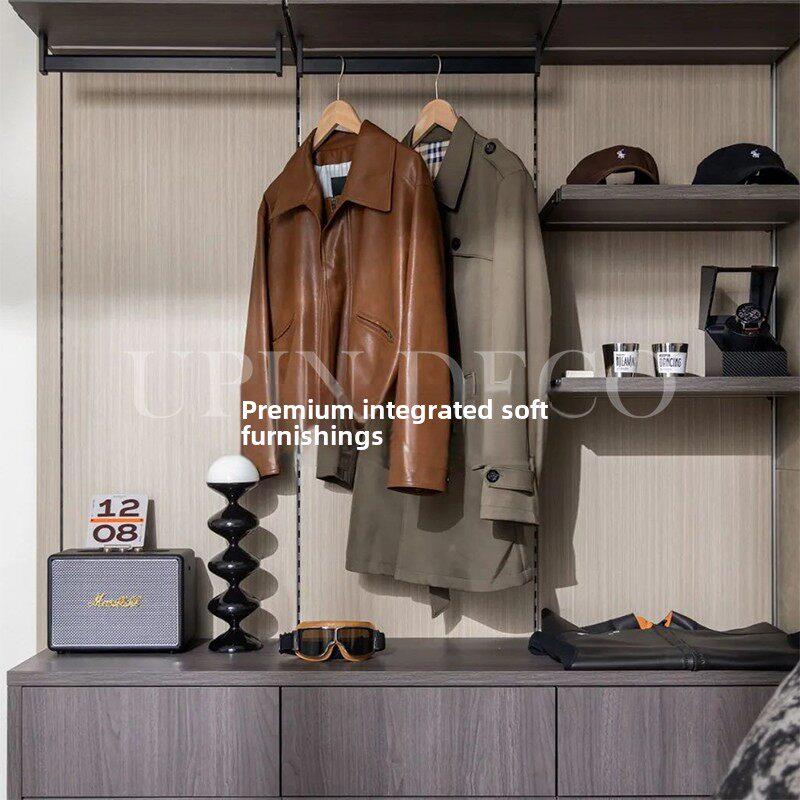 男士主卧衣帽间软装饰品摆件样板间全屋定制展厅衣柜衣服装饰盒子