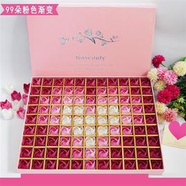 99朵手工折纸川崎玫瑰花diy手揉纸花，材料包成品(包成品，)礼盒情人节礼物