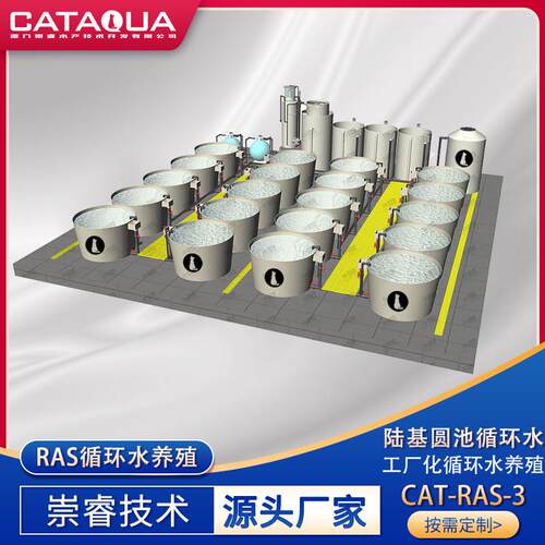 工厂化循环水养殖渔场高密度鱼类养殖育苗孵化系统