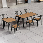 户外桌椅庭院露天塑木室外北欧防水防腐防晒简约别墅阳台休闲桌椅