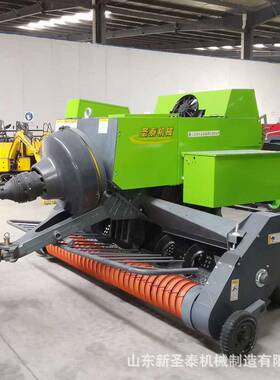 田间自动麦草捡拾方捆机现货直销秸秆麦草方捆打捆机拖拉机带动