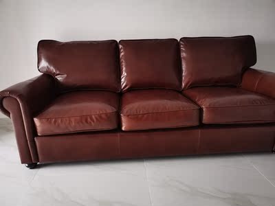 意舍美式牛皮1+2+3组合大真皮沙发怎么样？（已有万人评价）质量见真章