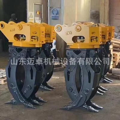 卡特挖掘机属具 柳工906破碎掘进头纵向铣挖机 防滑抓石器 360旋