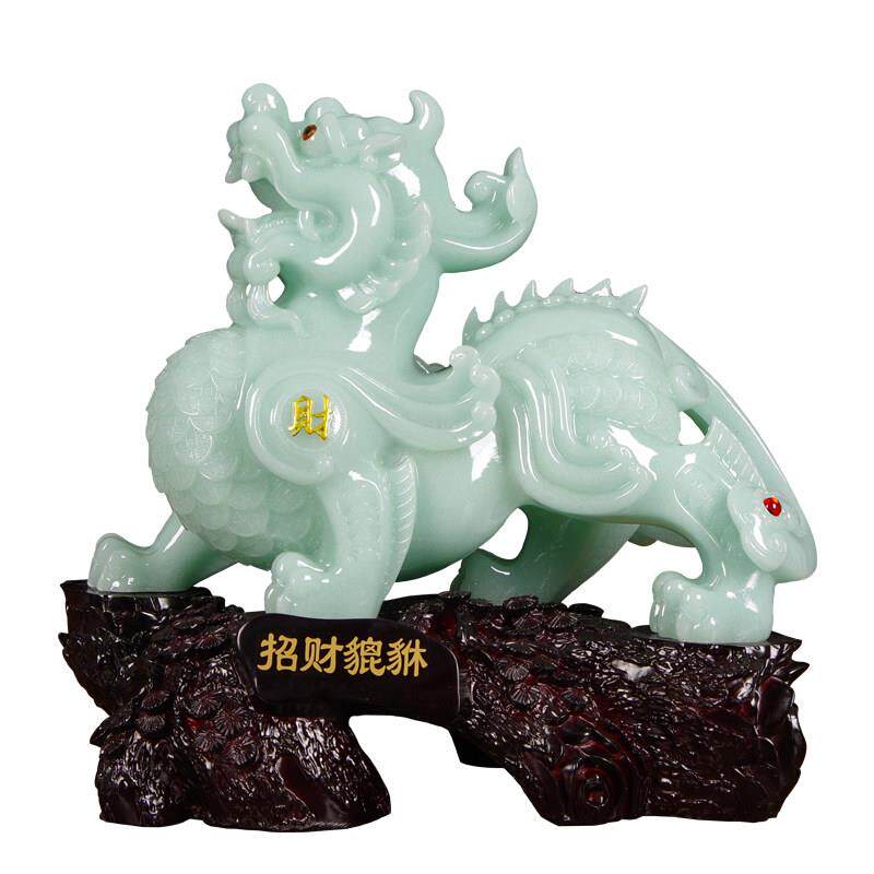 招财貔貅摆一居对家客厅电视酒mxzqxinz柜件装饰品开店铺业礼品收
