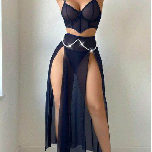 Sexy lingerie, see through mesh, sexy lingerie, pajamas