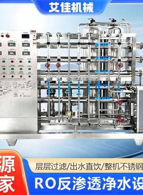 去离子反渗透水处理设备商用净水器直饮工业edi超纯水处理设备