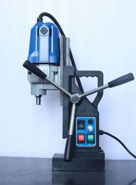 扬州三宝小型便携工业级磁座钻J1CD-13C磁力钻调速正反转台钻打孔