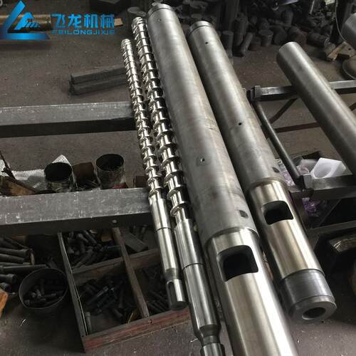 海达160克注塑机机筒螺杆耐磨料筒耐用注塑配件精准精准注塑