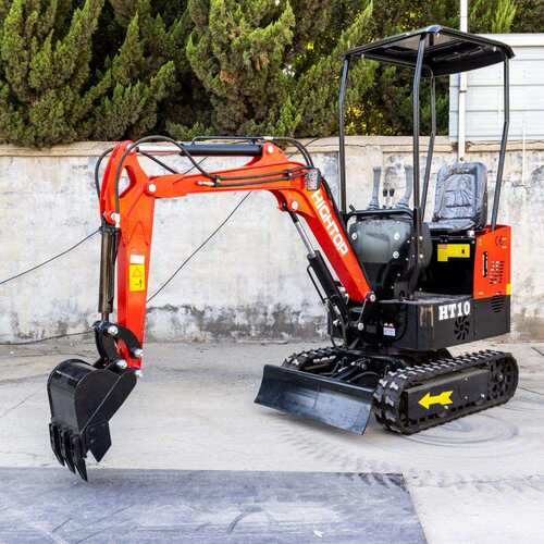 出口西班牙履带式挖掘机 HT10J农用果园挖沟机 市政改造小型挖机