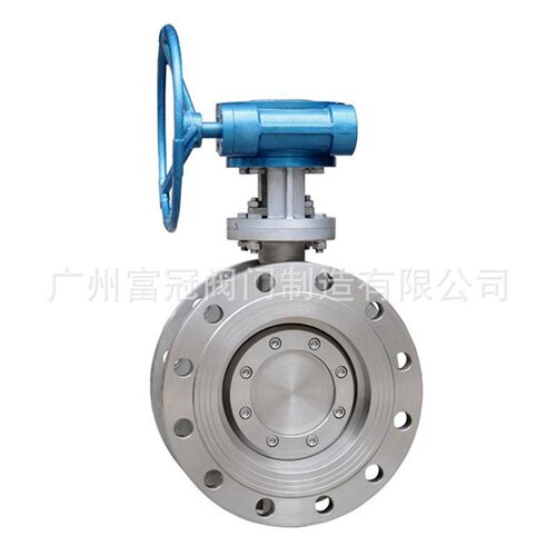 DS压343/H-6P三偏心不锈1钢双向法兰蝶阀W富冠流体耐高温硬密封涡