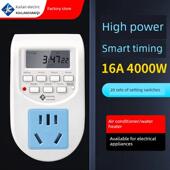 凯兰16A电热水器大功率智能定时控制器时间控制开关插座周期自动
