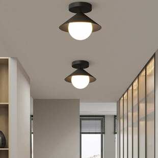 走廊过道灯网红爆款 入户阳台灯灯具 现代简约玄关灯小吸顶灯家装