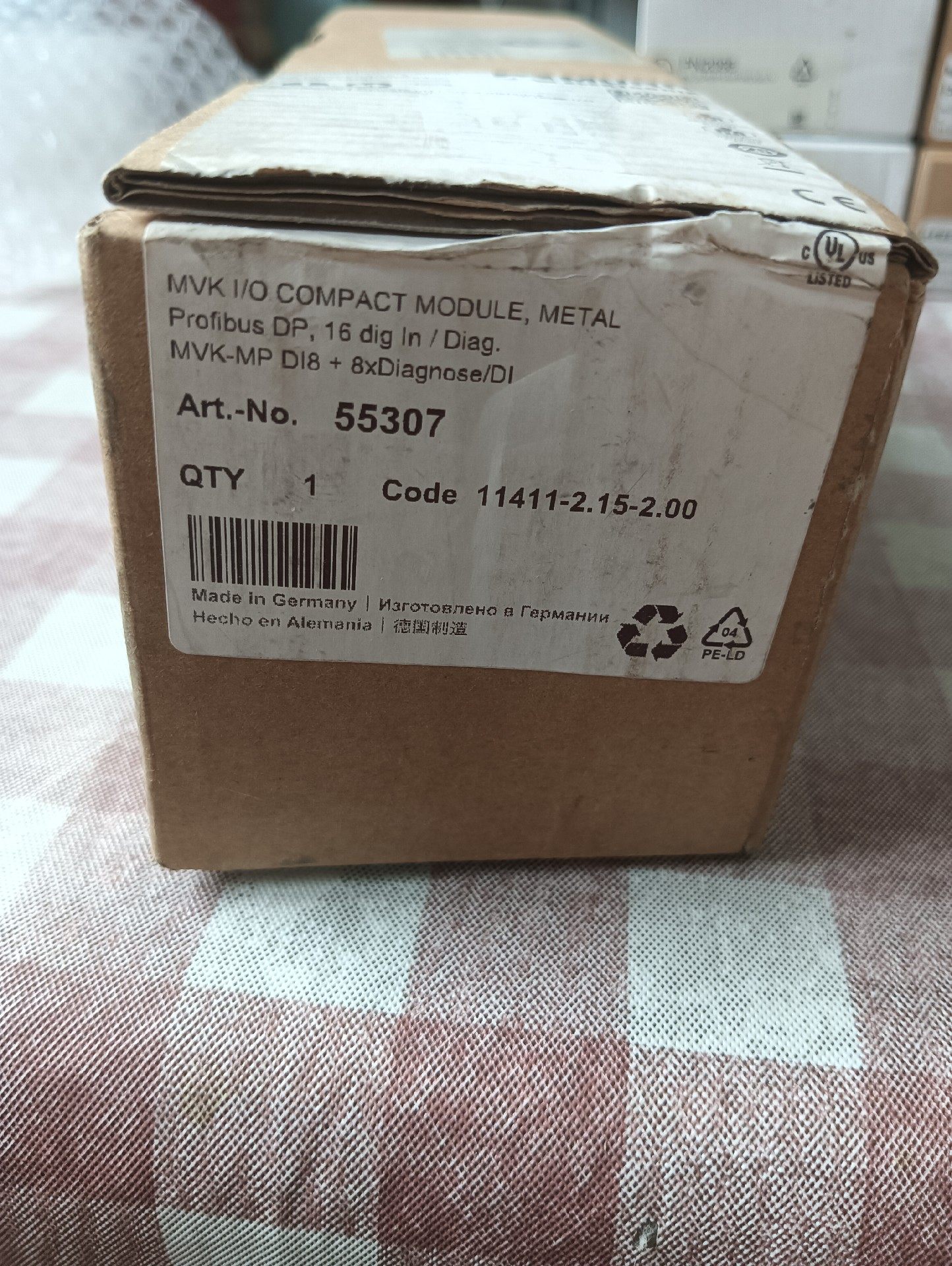 工程剩余全新原装MURR穆尔模块55307，现货一个。qi