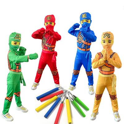 Ninja Costume, Kids Halloween Cosplay Performance Outfit