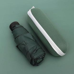 太阳伞女生遮阳伞防手动意韶黑胶雨伞两用家用摆摊小晴紫外线迷你