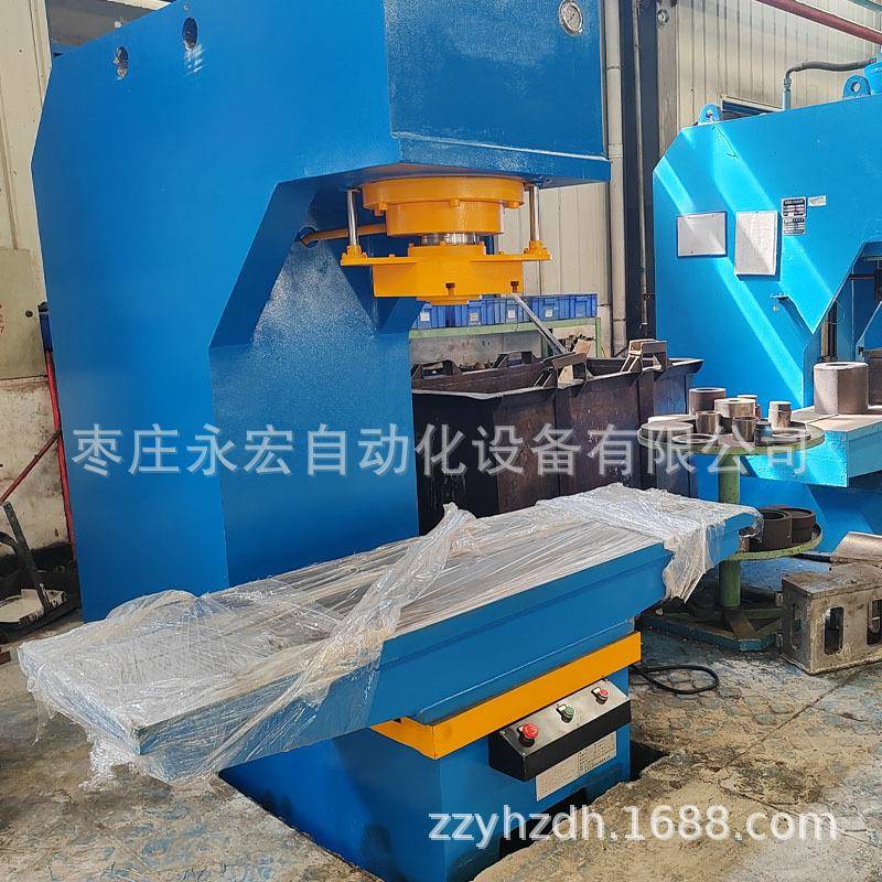 100吨单臂数控压力机C型校直机器长轴多点自动矫正设备160T单柱式
