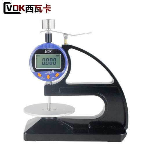 百分千分台式数显测厚规塑料测厚仪纸张薄膜布料胶带皮革厚度表