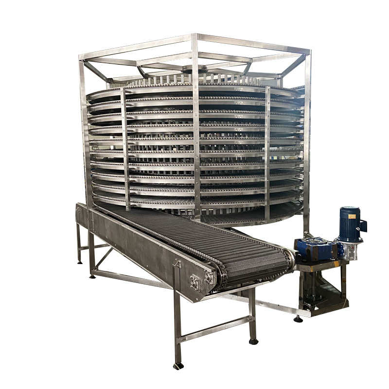 厂家面包冷却线网带式螺旋塔输送机多层网带输送机电加热烘干机
