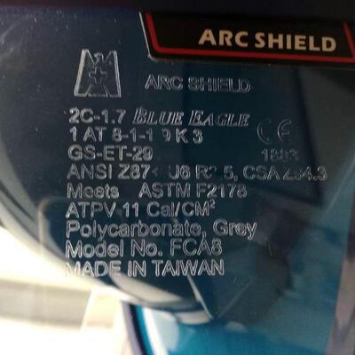 蓝鹰防电弧面屏面罩10KV高压电弧面屏电工防护11Cal绝缘面具FCA8