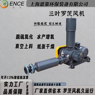 罗茨增氧机水产增氧曝气增压气量高双油箱三叶污水处理罗茨风机