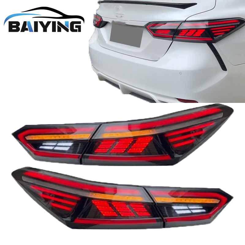 适用于凯美瑞18-21尾灯透明白内条流水转向8155006A30跨境