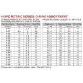 盒装 氟丁修理胶密封圈耐高温型419pc耐油o密封圈维修 盒圈硅胶晴